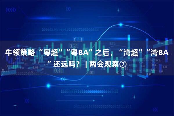 牛领策略 “粤超”“粤BA”之后，“湾超”“湾BA”还远吗？ | 两会观察⑦